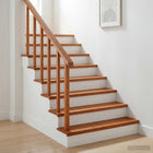 Trapmatten massief eikenhout 20 st 110x25x2 cm bruin