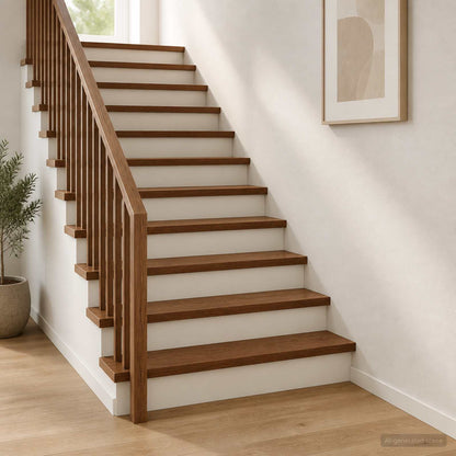 Trap Tread 20 st 70 x 25 x 2 cm Donkerbruin Massief Eikenhout