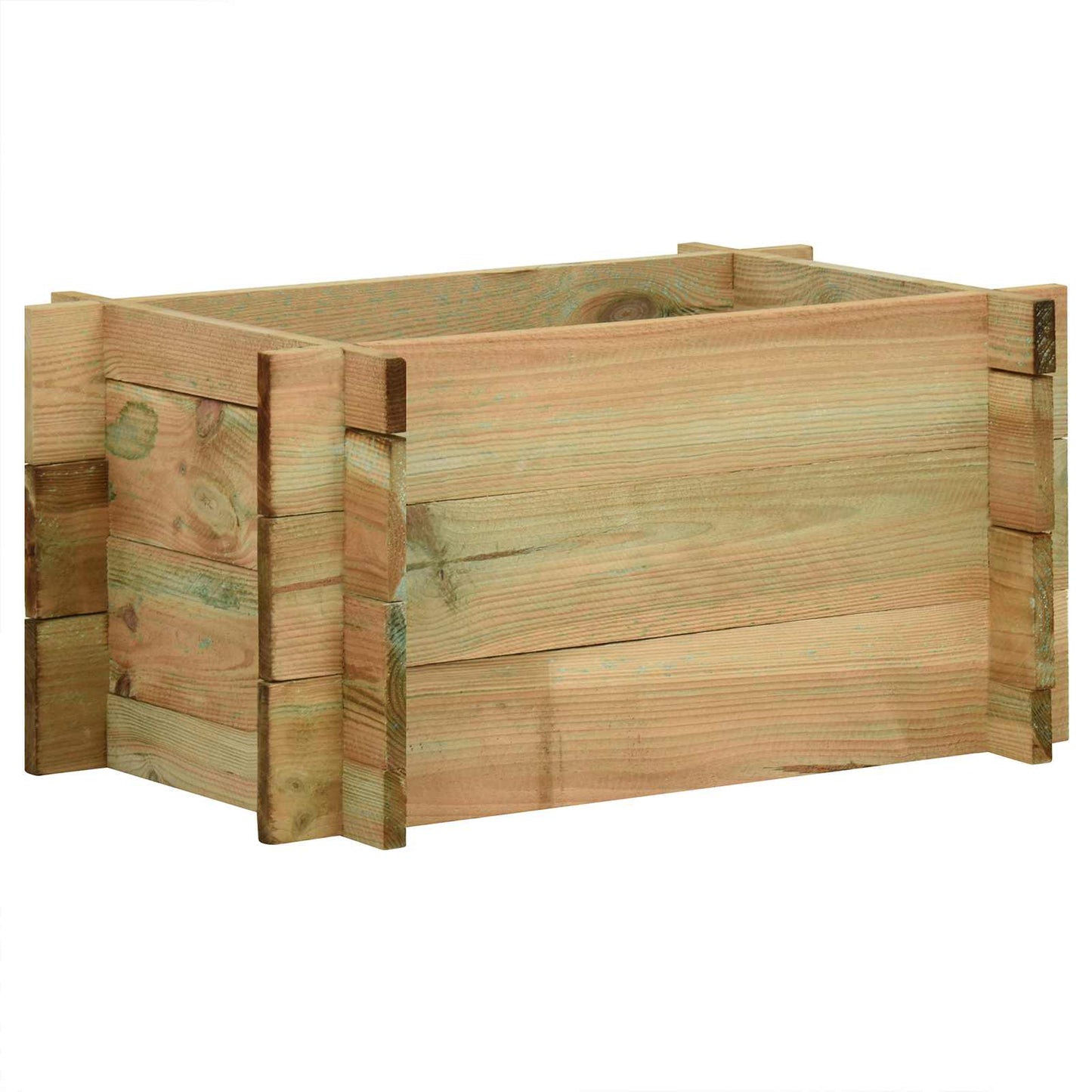 Tuin Verhoogd Groentenbed Groen 80 x 80 x 32 cm