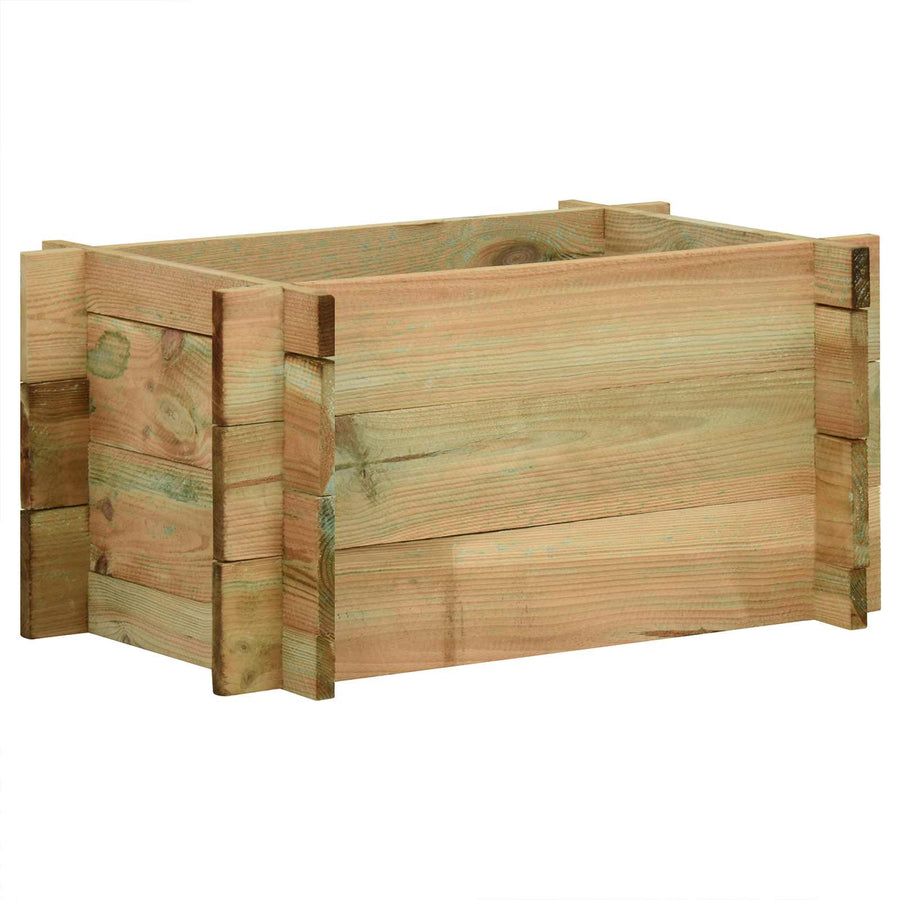 Tuin Verhoogd Groentenbed Groen 80 x 80 x 32 cm