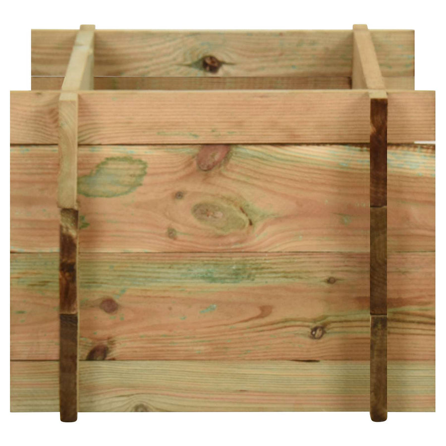 Tuin Verhoogd Groentenbed Groen 80 x 80 x 32 cm