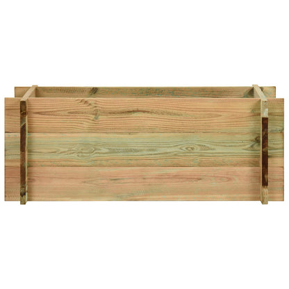 Tuin Verhoogd Groentenbed Groen 120 x 80 x 32 cm