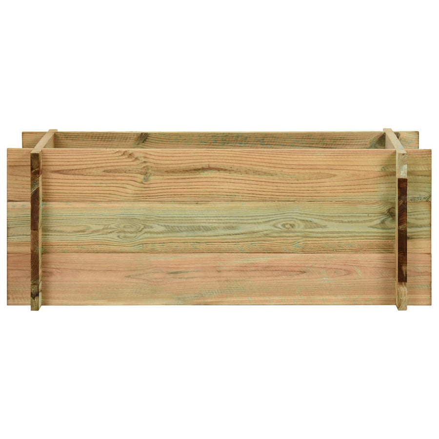 Tuin Verhoogd Groentenbed Groen 120 x 80 x 32 cm