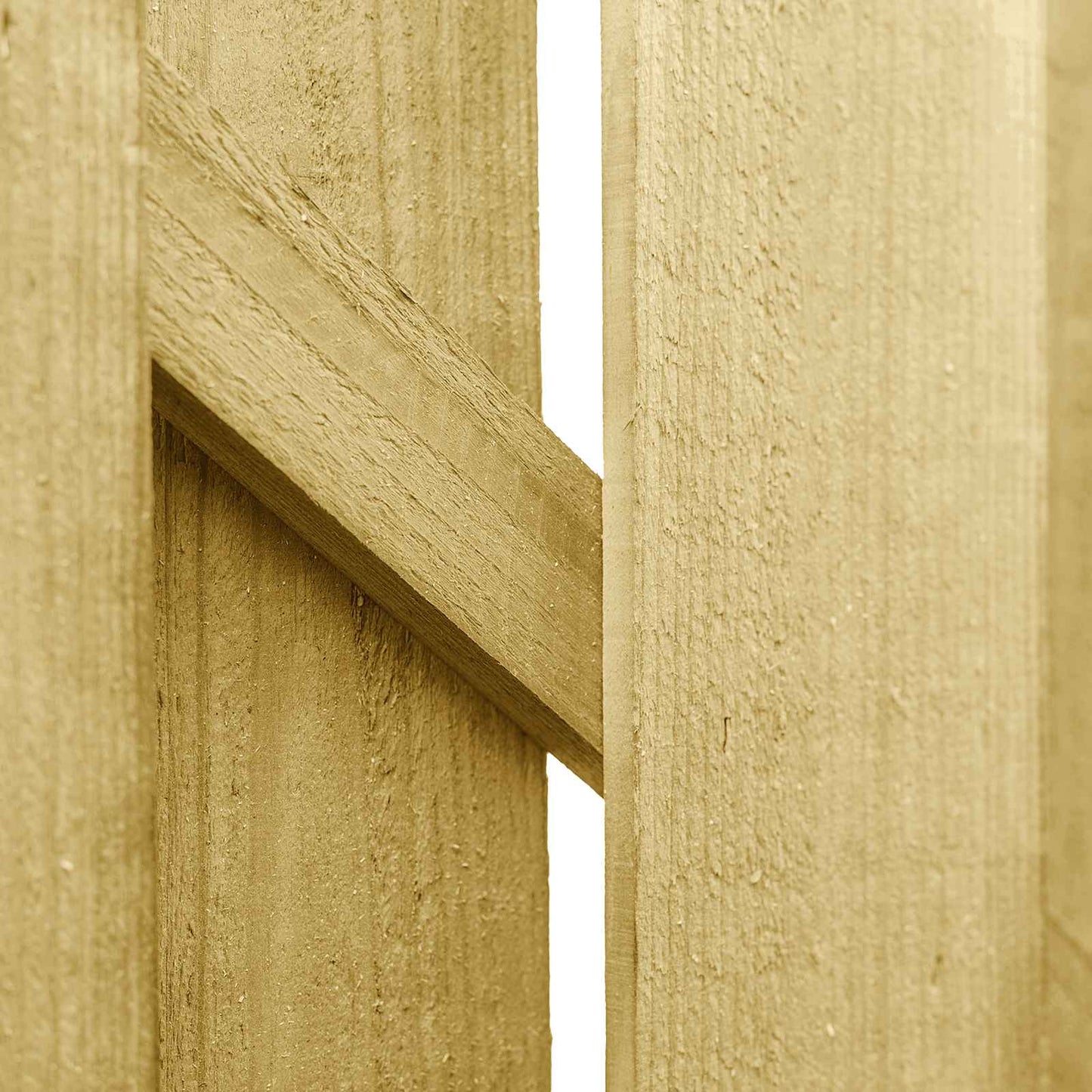 Tuinpoort 100 x 100 cm Massief grenenhout Groen