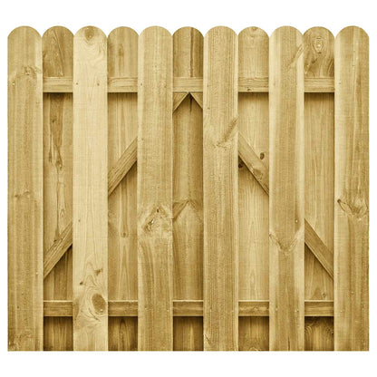 Tuinpoort 100 x 100 cm Massief grenenhout Groen