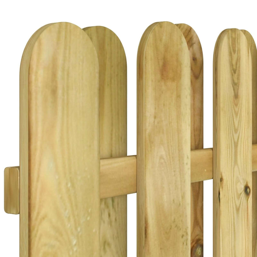 Tuinpoort 100 x 125 cm Massief grenenhout Groen