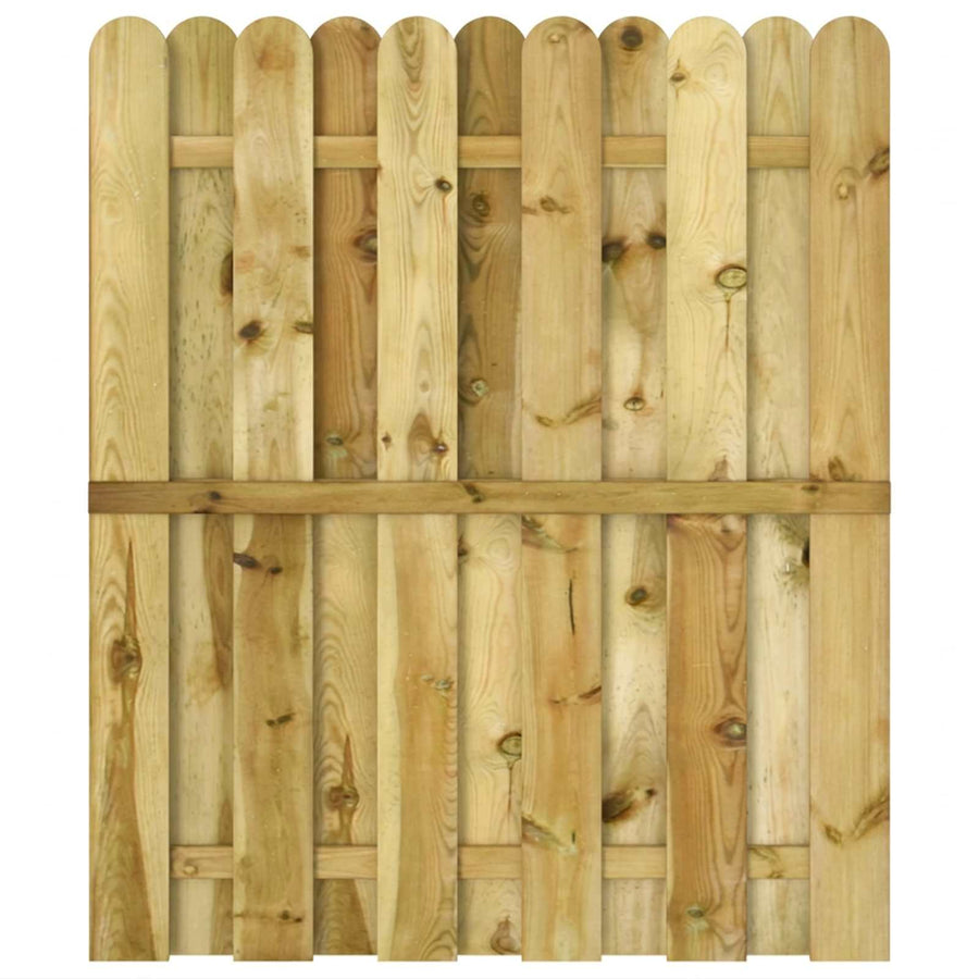 Tuinpoort 100 x 125 cm Massief grenenhout Groen