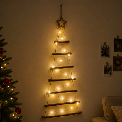 Hangende Kerstboom 90 cm 30 LED's Warmwit
