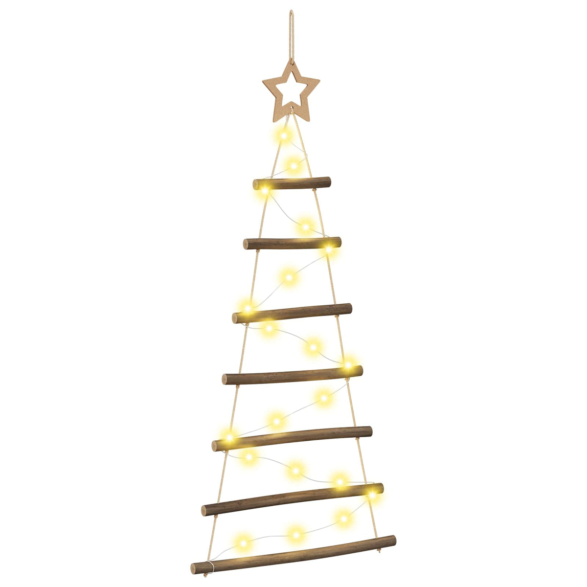 Hangende Kerstboom 90 cm 30 LED's Warmwit