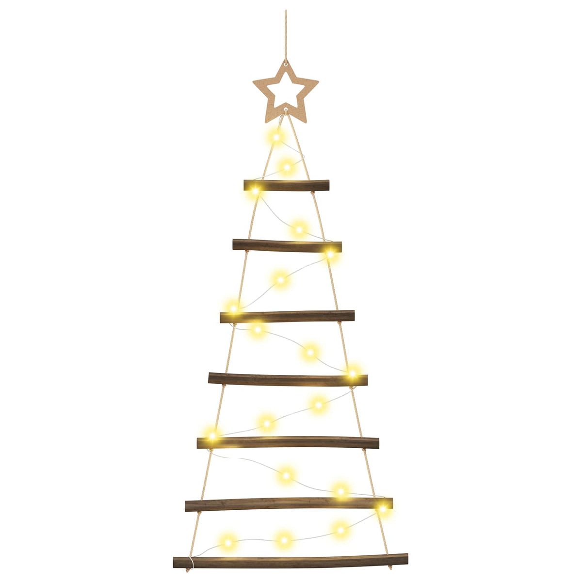 Hangende Kerstboom 90 cm 30 LED's Warmwit