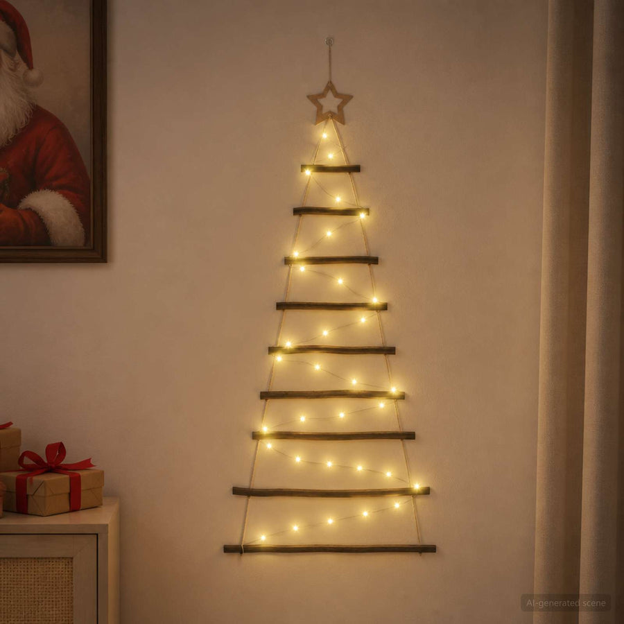 Hangende Kerstboom 120 cm 50 LED's Warmwit