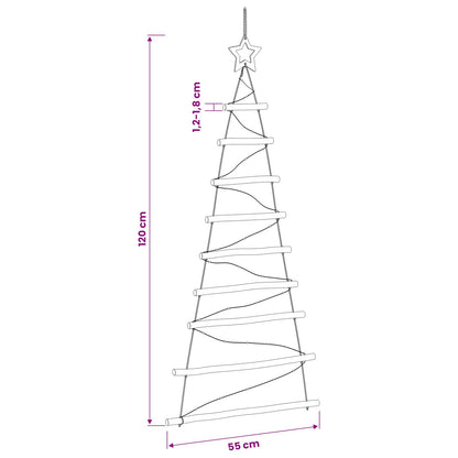 Hangende Kerstboom 120 cm 50 LED's Warmwit