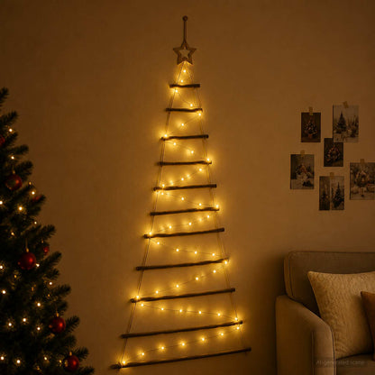 Hangende Kerstboom 150 cm 80 LED's Warmwit
