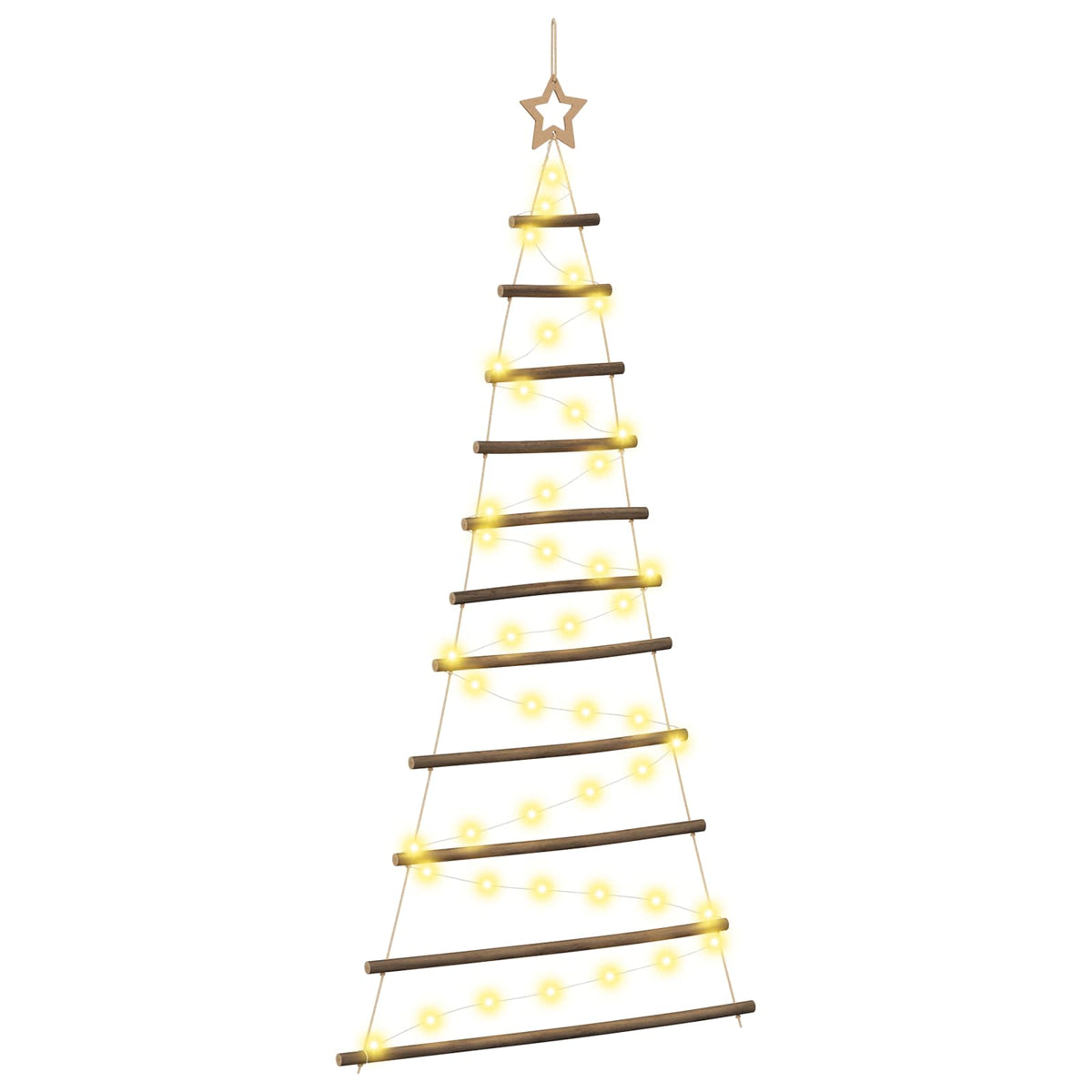Hangende Kerstboom 150 cm 80 LED's Warmwit
