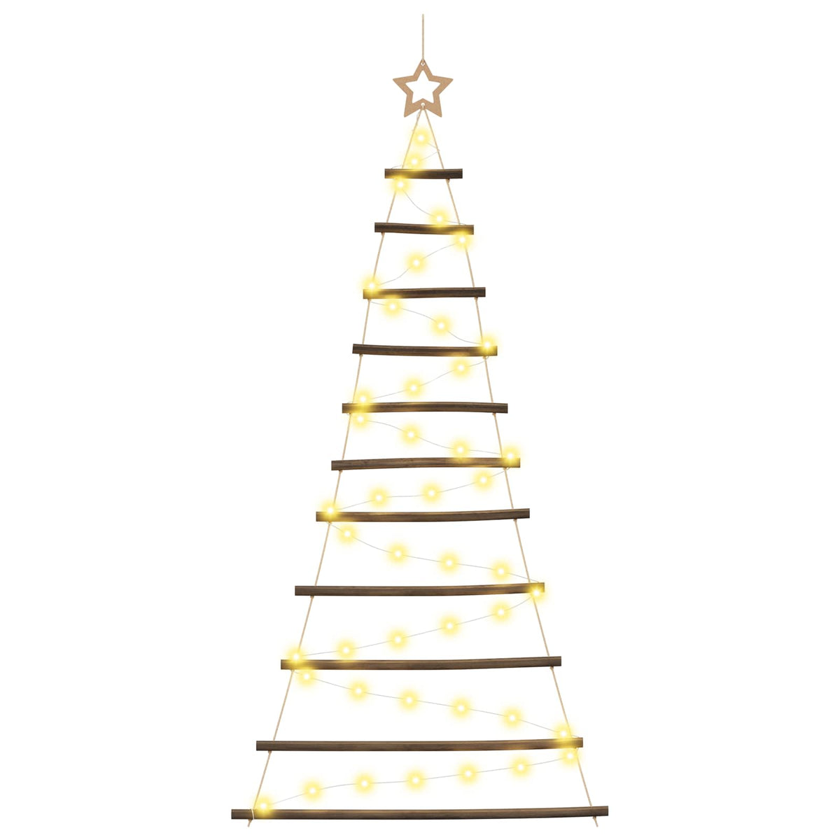 Hangende Kerstboom 150 cm 80 LED's Warmwit