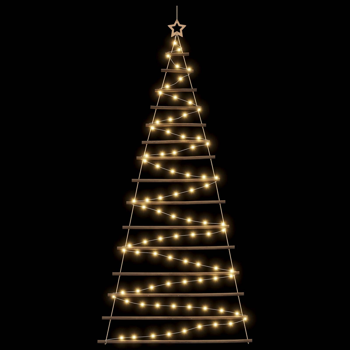 Hangende Kerstboom 210 cm 130 LED's Warmwit