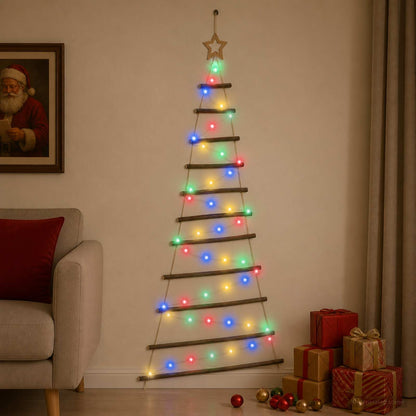 Hangende Kerstboom 150 cm 80 LED's Meerkleurig