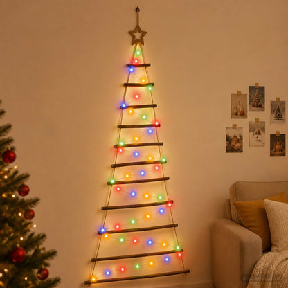 Hangende Kerstboom 150 cm 80 LED's Meerkleurig
