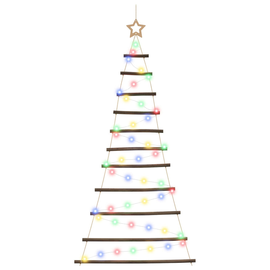 Hangende Kerstboom 150 cm 80 LED's Meerkleurig