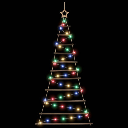Hangende Kerstboom 150 cm 80 LED's Meerkleurig