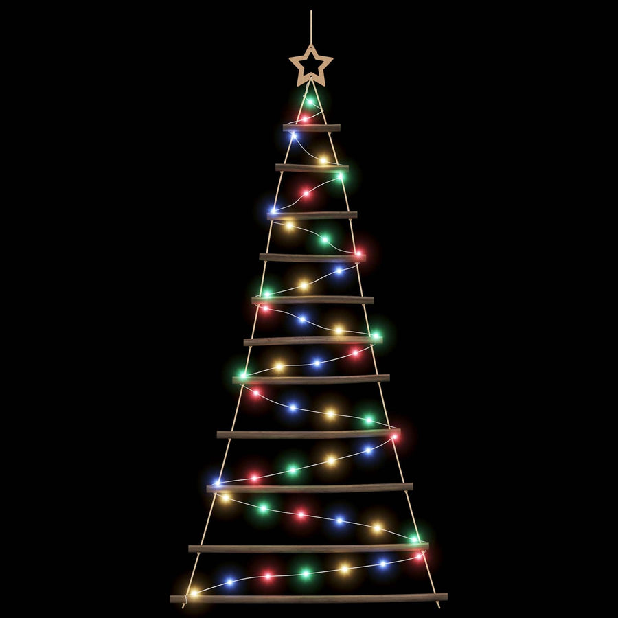 Hangende Kerstboom 150 cm 80 LED's Meerkleurig