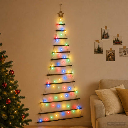Hangende Kerstboom 180 cm 100 LED's Meerkleurig