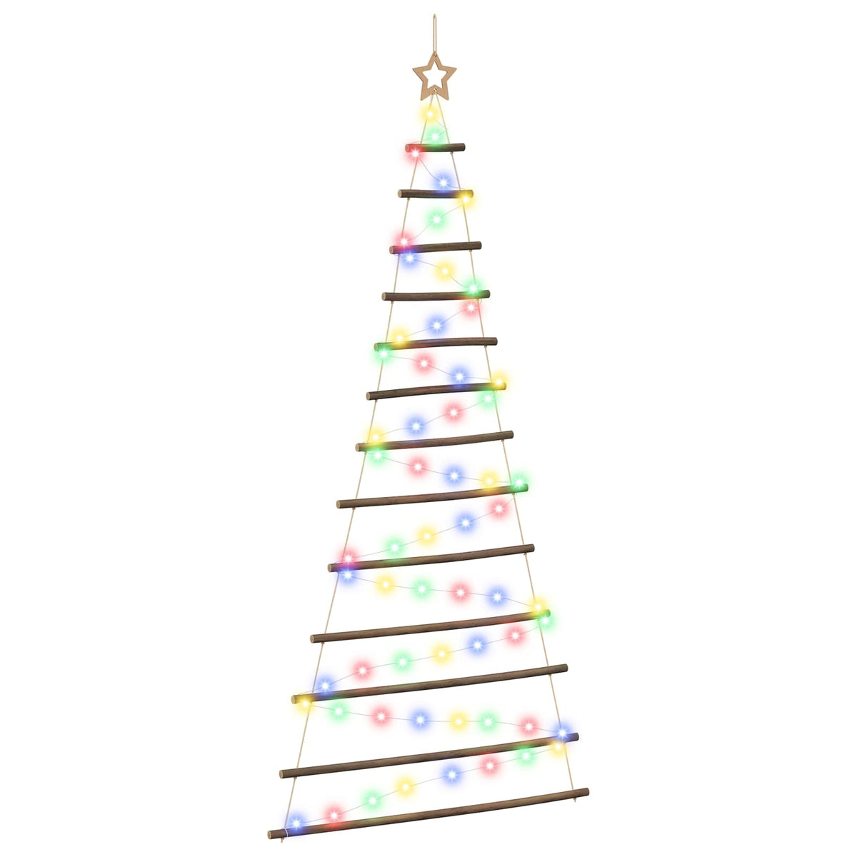 Hangende Kerstboom 180 cm 100 LED's Meerkleurig