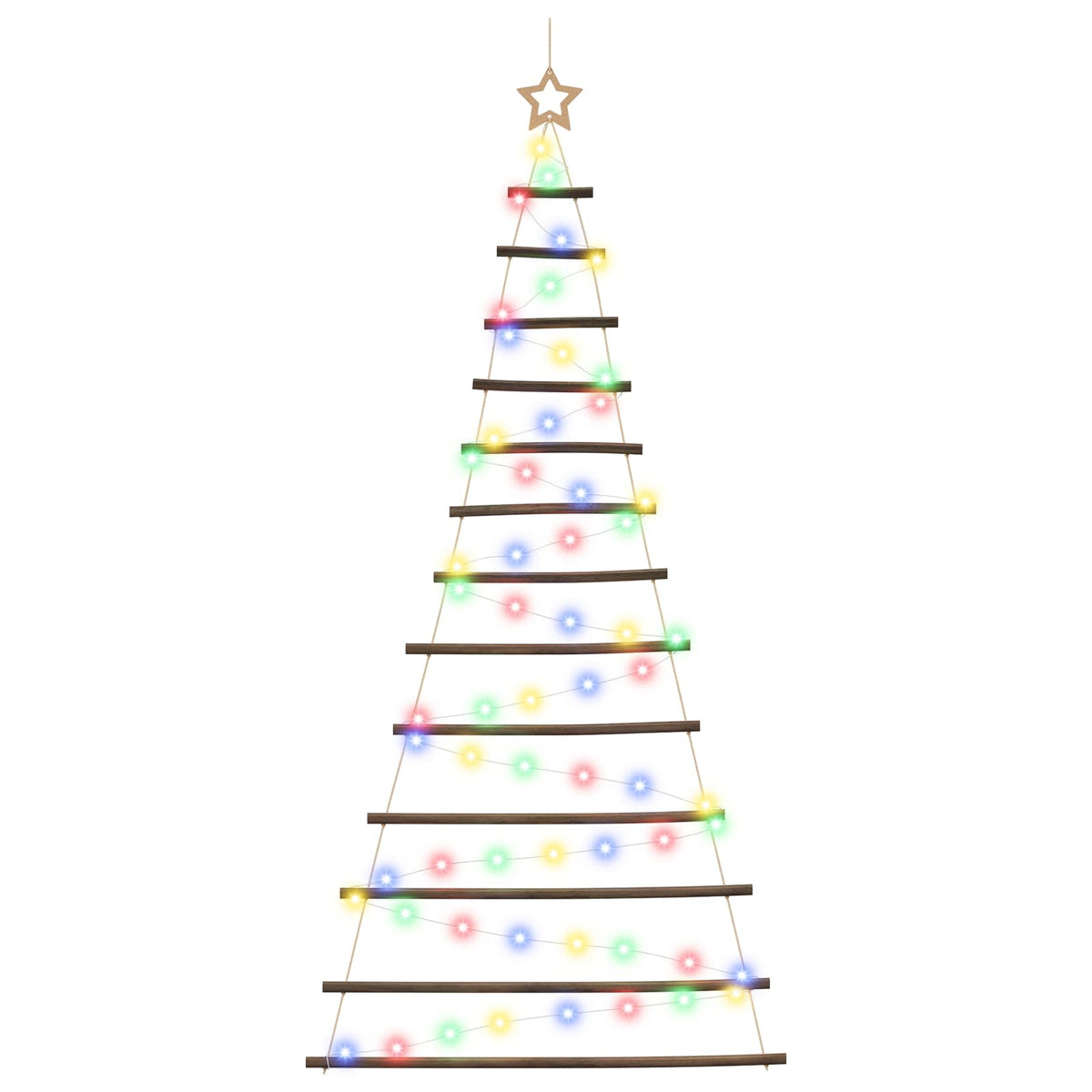 Hangende Kerstboom 180 cm 100 LED's Meerkleurig