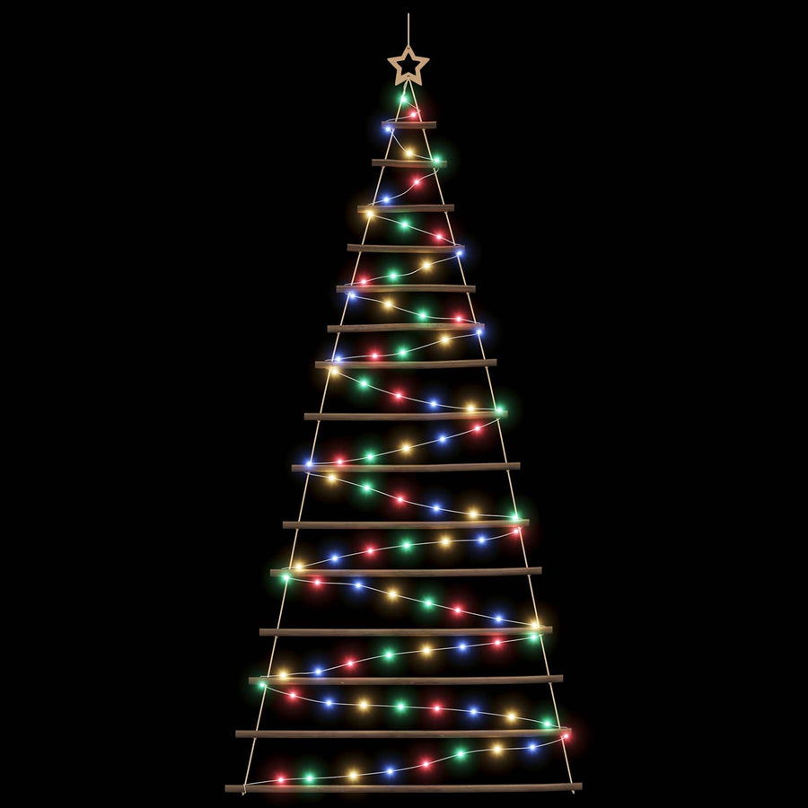 Hangende Kerstboom 210 cm 130 LED's Meerkleurig