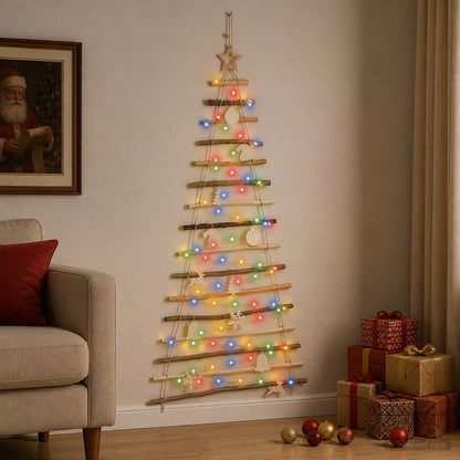 Hangende Kerstboom 150 cm 80 LED's Meerkleurig
