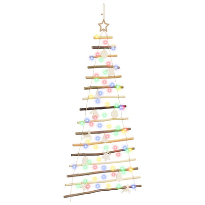 Hangende Kerstboom 150 cm 80 LED's Meerkleurig
