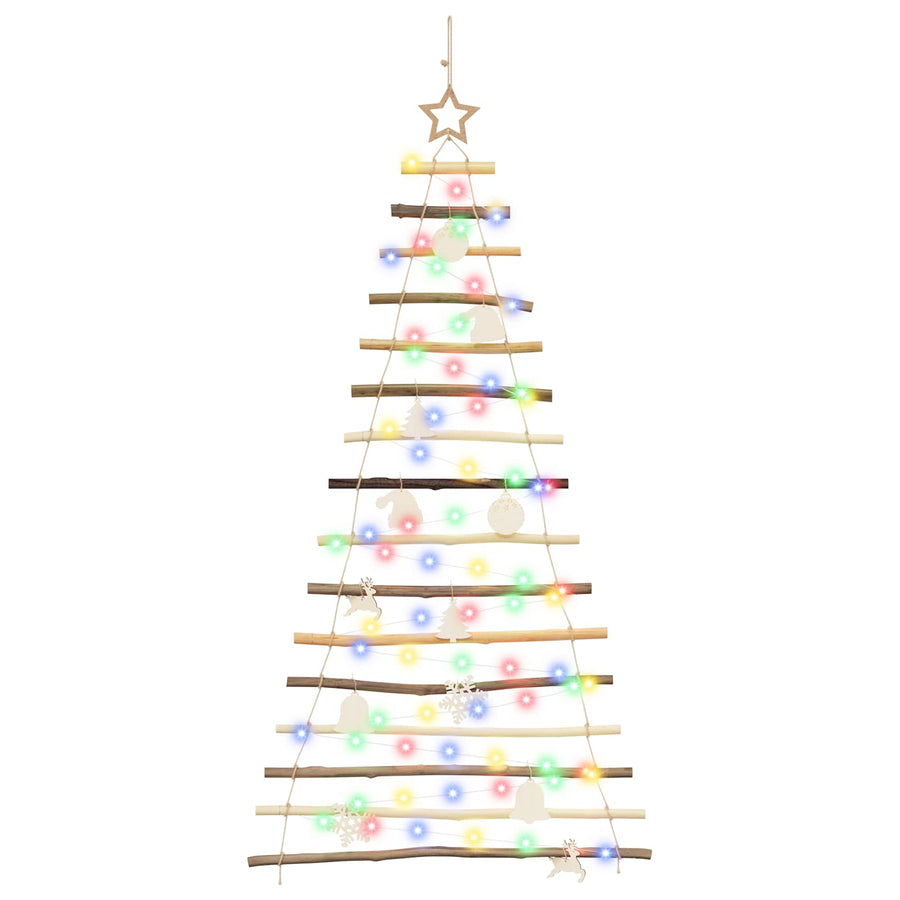 Hangende Kerstboom 150 cm 80 LED's Meerkleurig