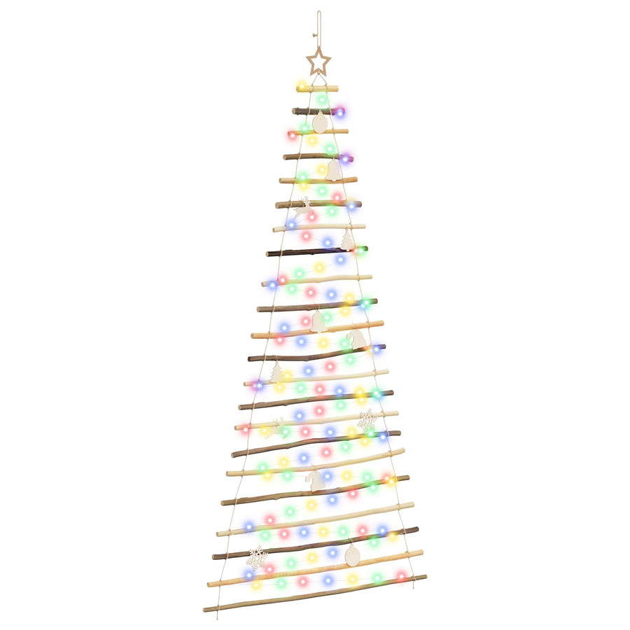 Hangende Kerstboom 210 cm 130 LED's Meerkleurig