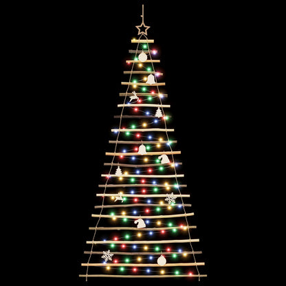 Hangende Kerstboom 210 cm 130 LED's Meerkleurig