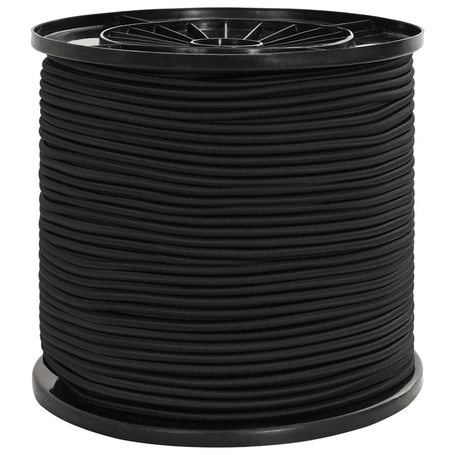 Bungee Koorden 4 mm Zwart PP en rubber