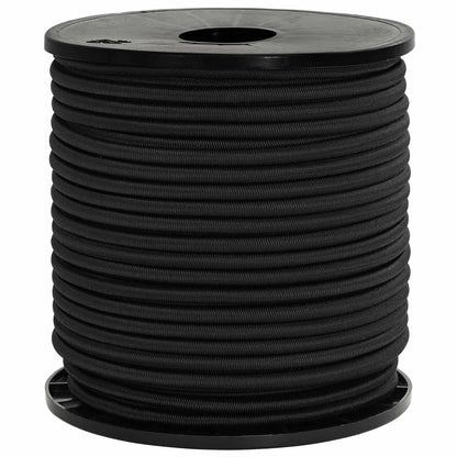 Bungee Koorden 6 mm Zwart PP en rubber