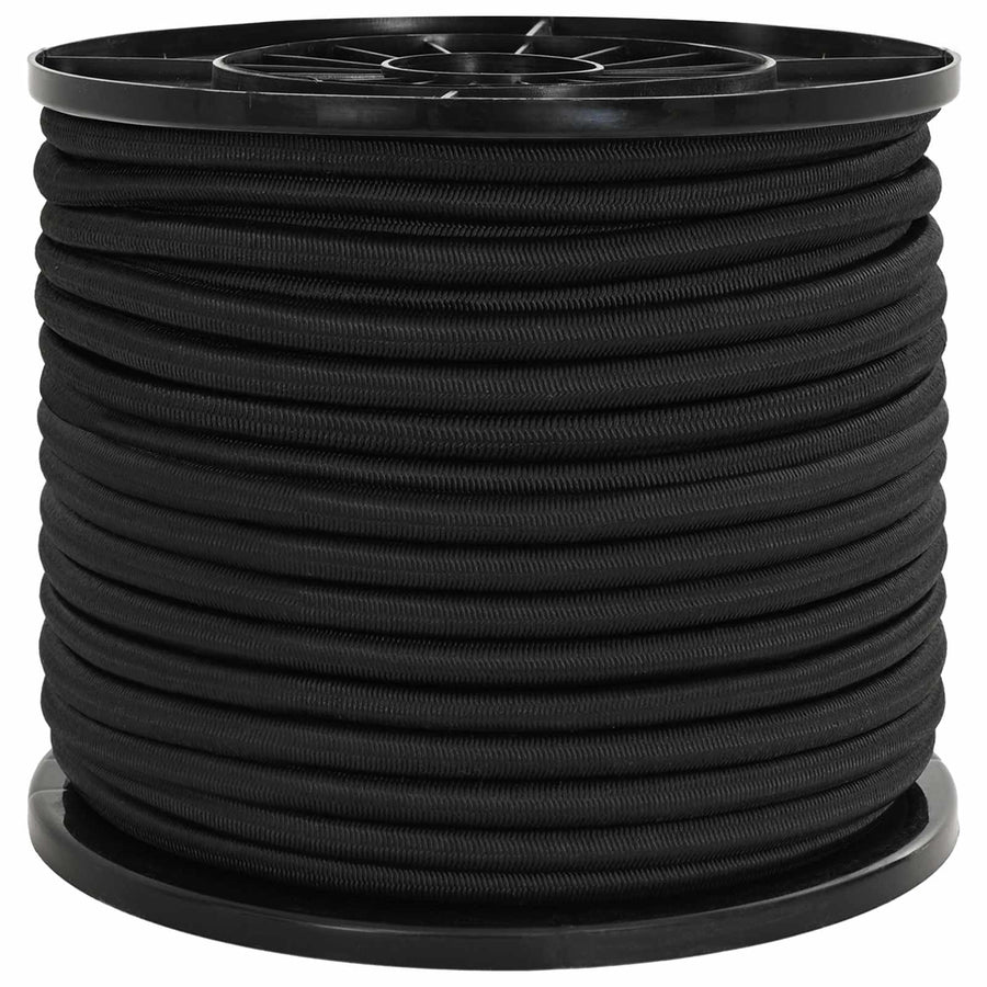 Bungee Koorden 10 mm Zwart PP en rubber