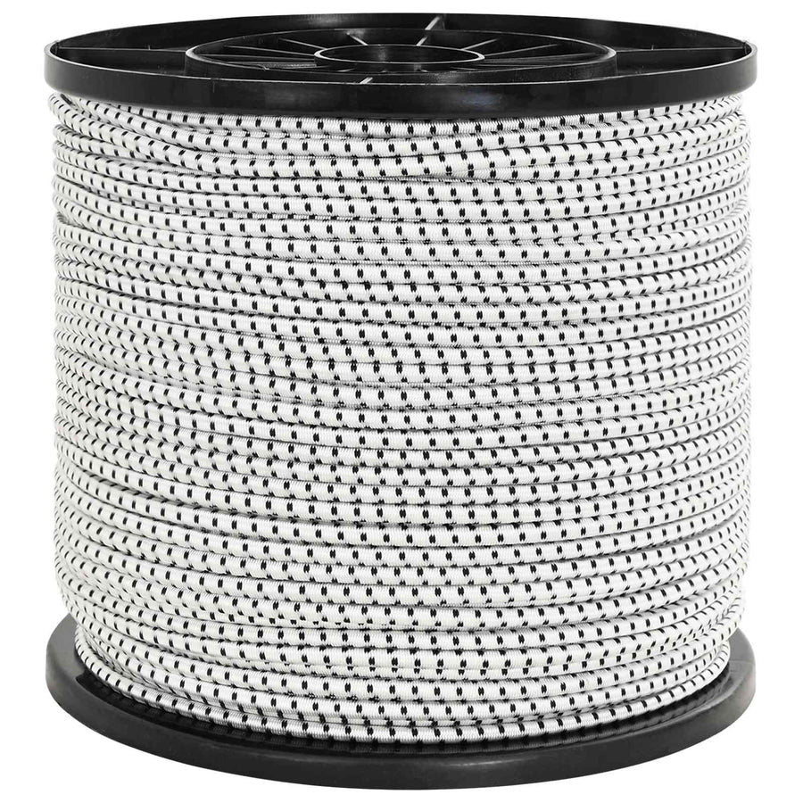 Bungee Koorden 4 mm Zwart en Wit PP en rubber