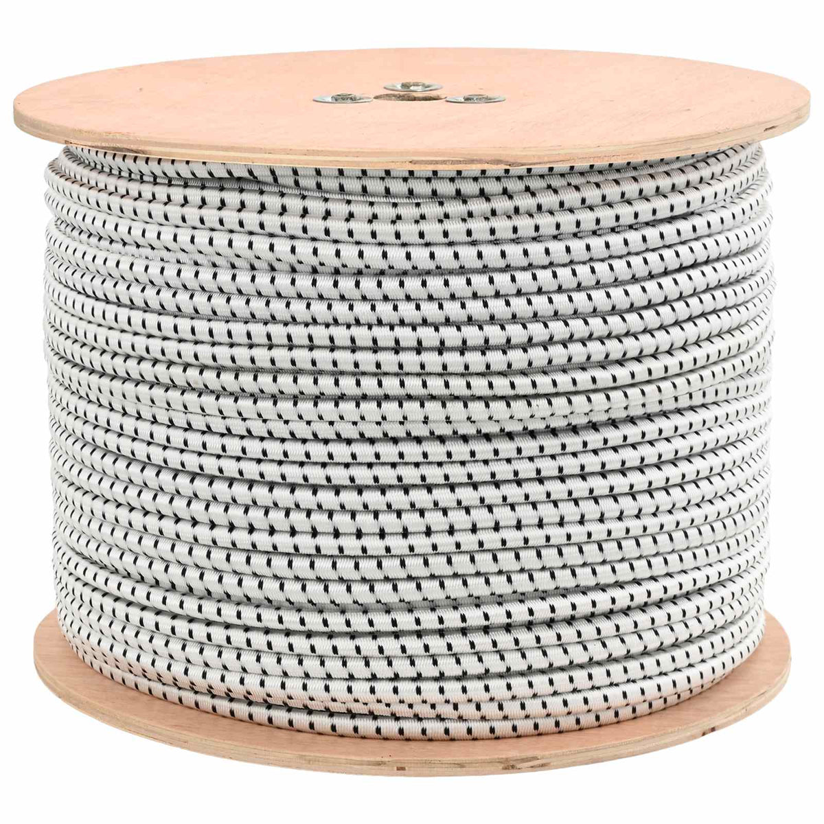 Bungee Koorden 8 mm Zwart en Wit PP en rubber