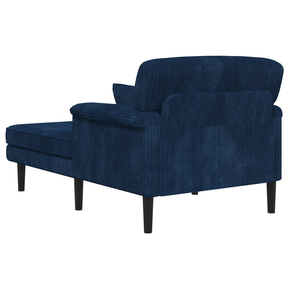 Chaise longue Marineblauw Katoenen stof