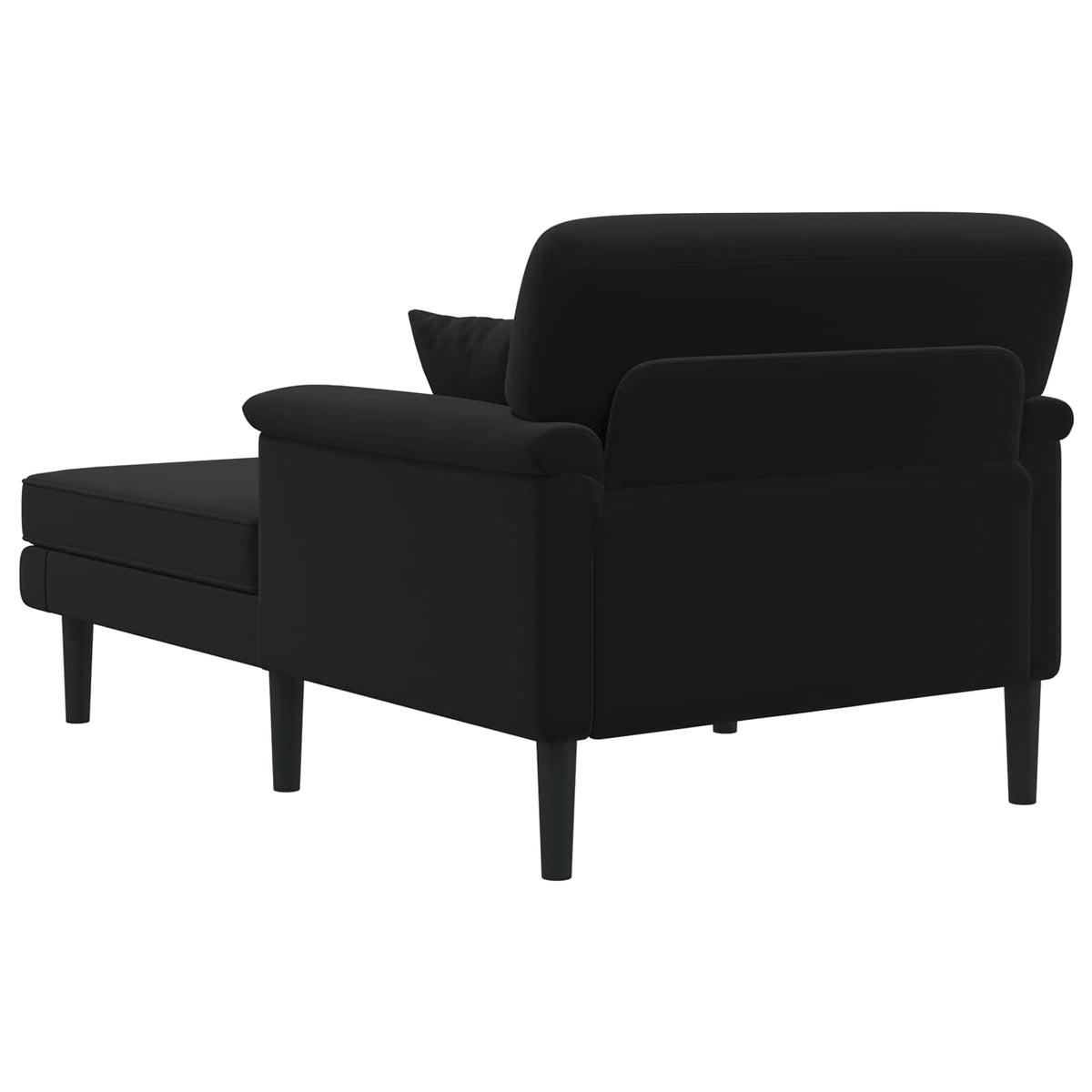Chaise longue Zwart fluweel