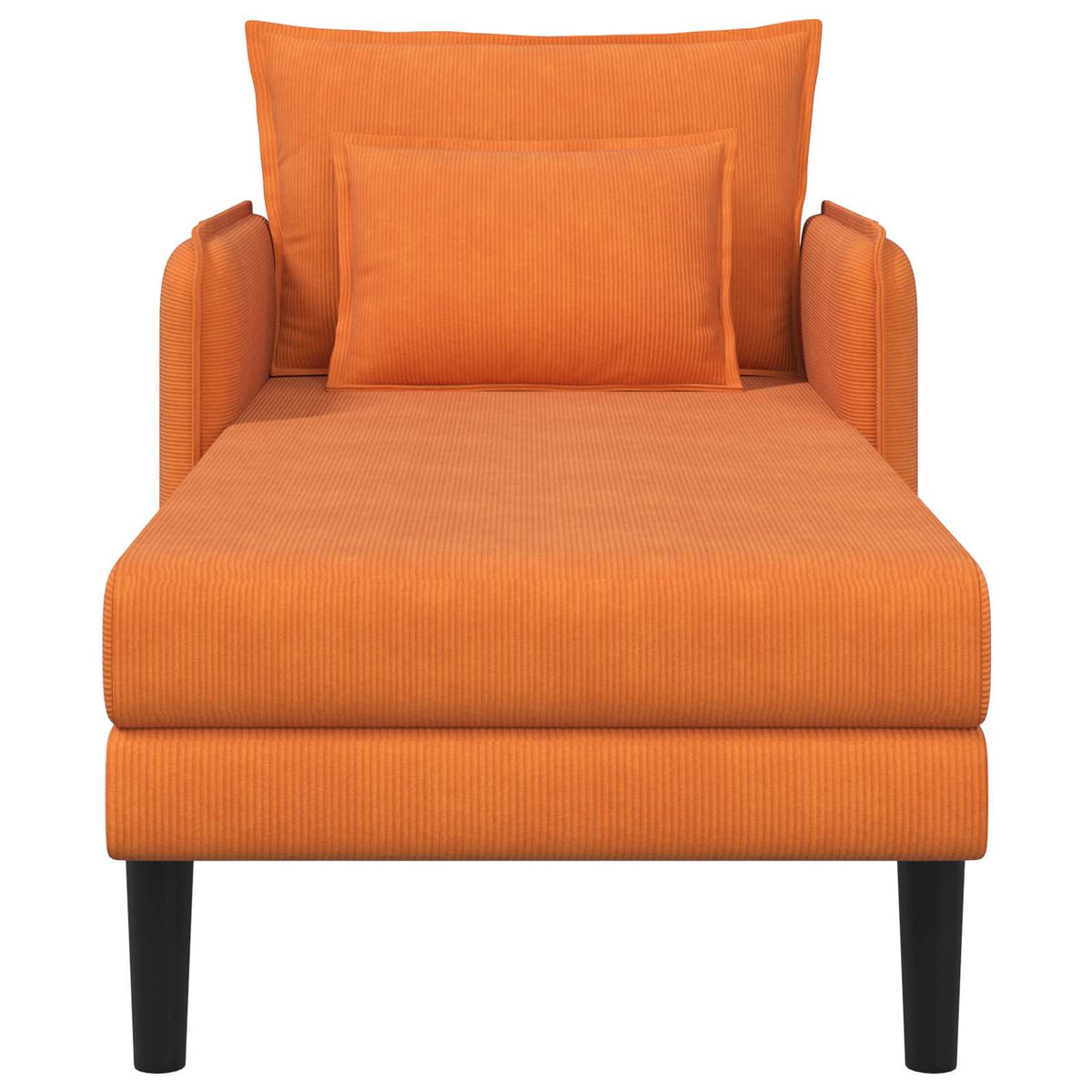 Grote chaise longue Oranje Katoenen stof