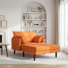Chaise longue oranje 114x173x86 cm