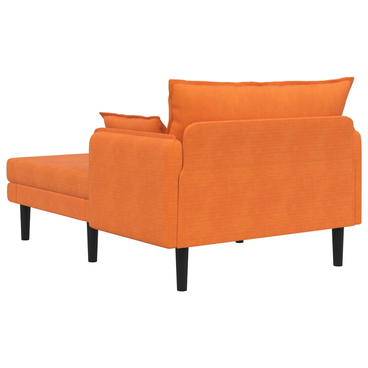 Grote chaise longue Oranje Katoenen stof