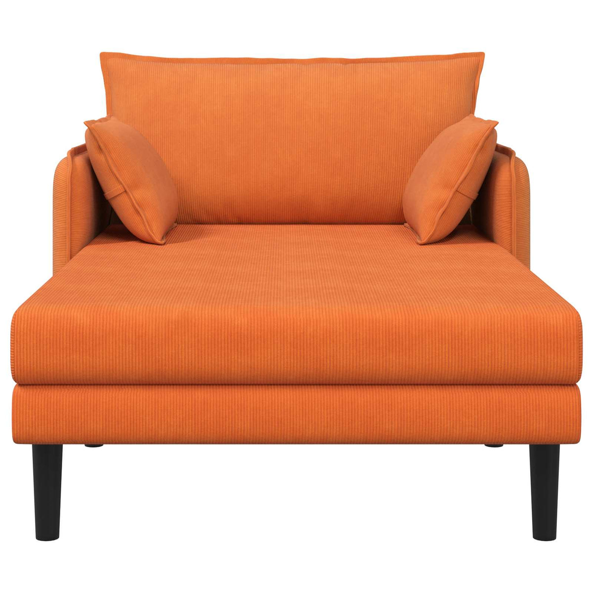 Grote chaise longue Oranje Katoenen stof