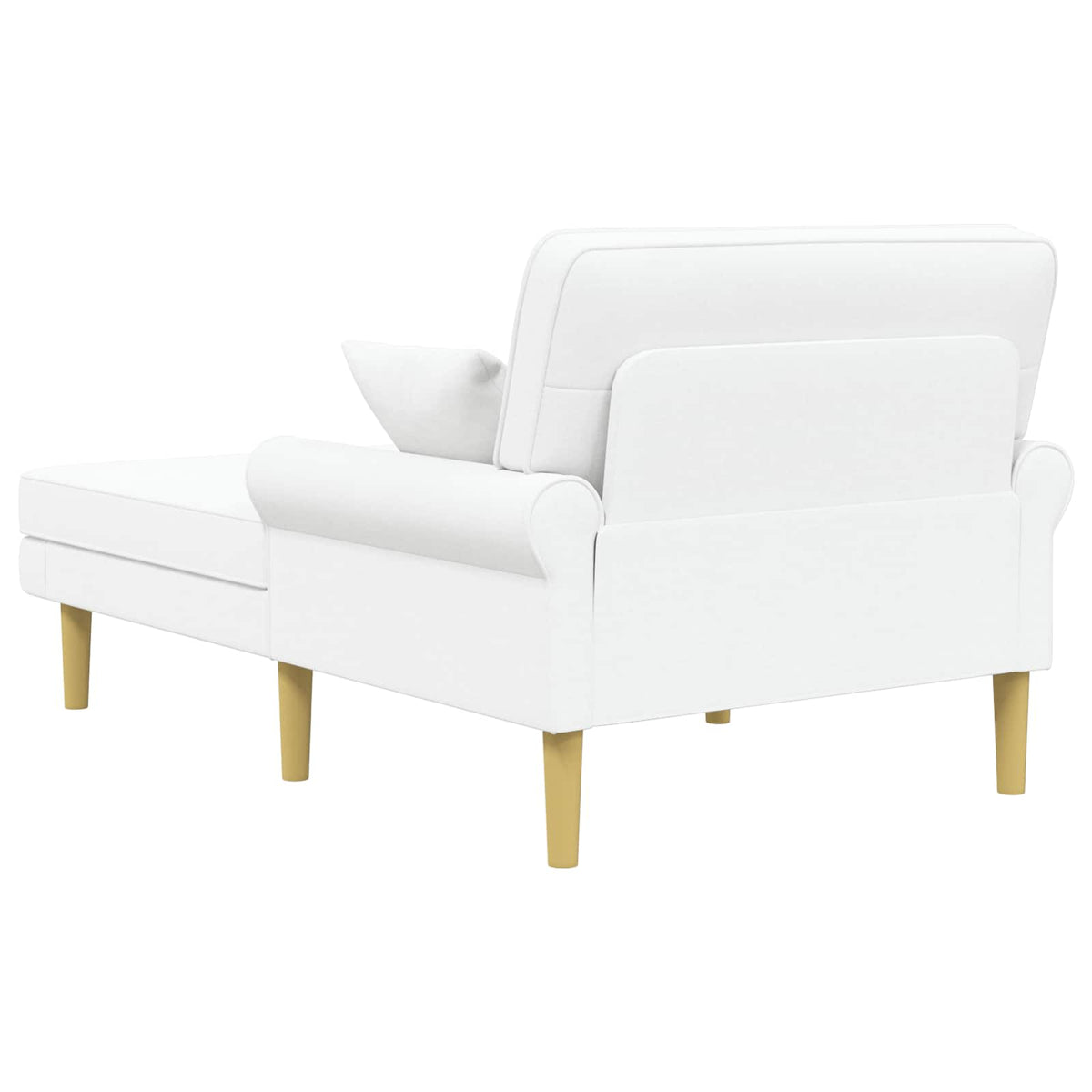 Chaise longue Wit Stof
