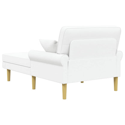 Chaise longue Wit Stof