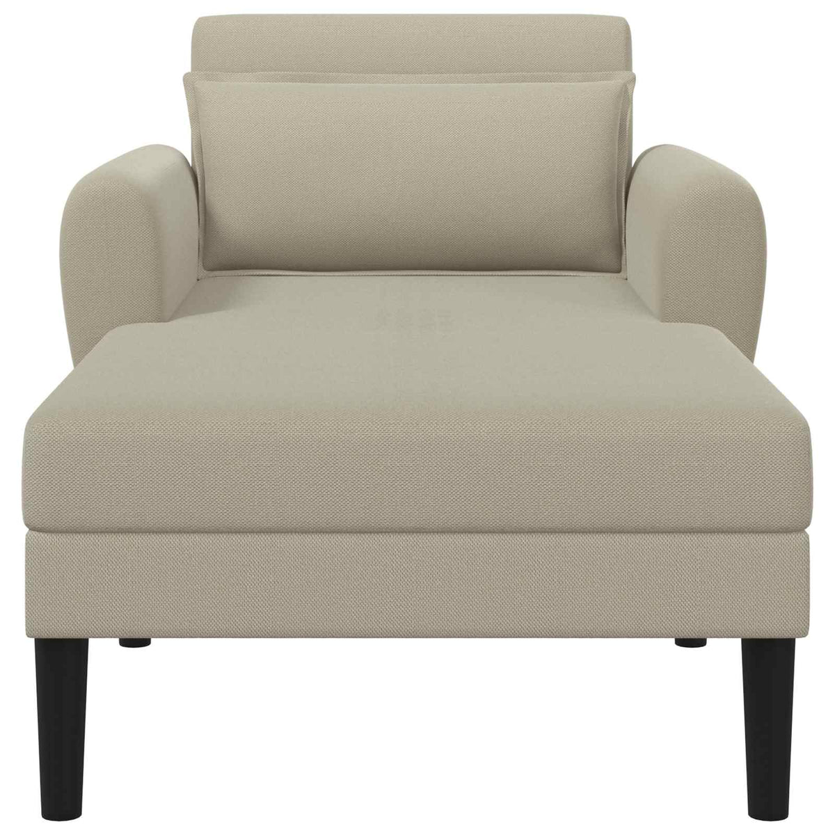 Chaise longue Zand Grof geweven fluweel