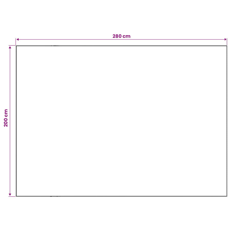 Vloerkleed ORIZ Meerkleurig 200 x 280 cm 100% polyester