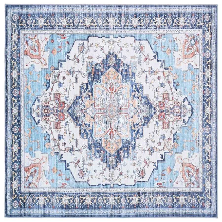 Vloerkleed ORIZ Meerkleurig 160 x 160 cm 100% polyester